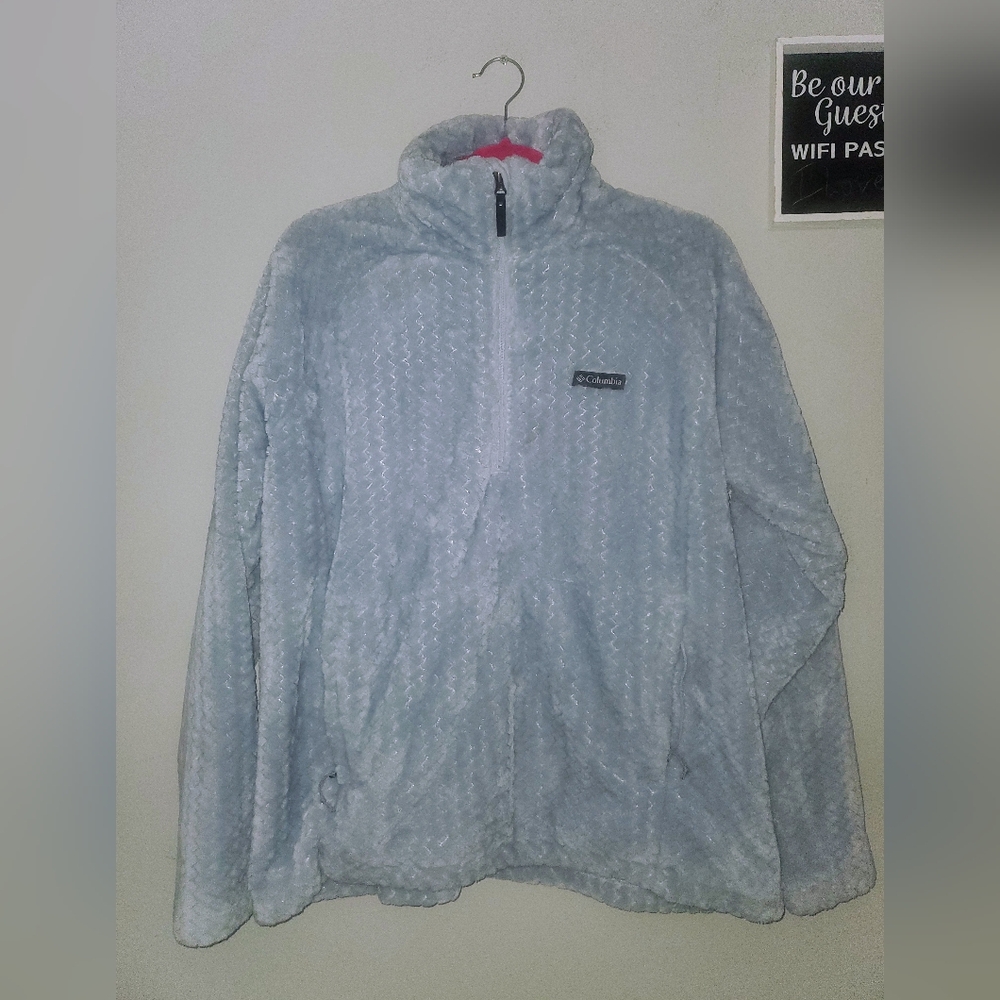 Columbia Light Gray Teddy Bear Jacket Xl